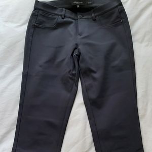 Lafayette 148 New York Slim Ponte Trousers in Navy